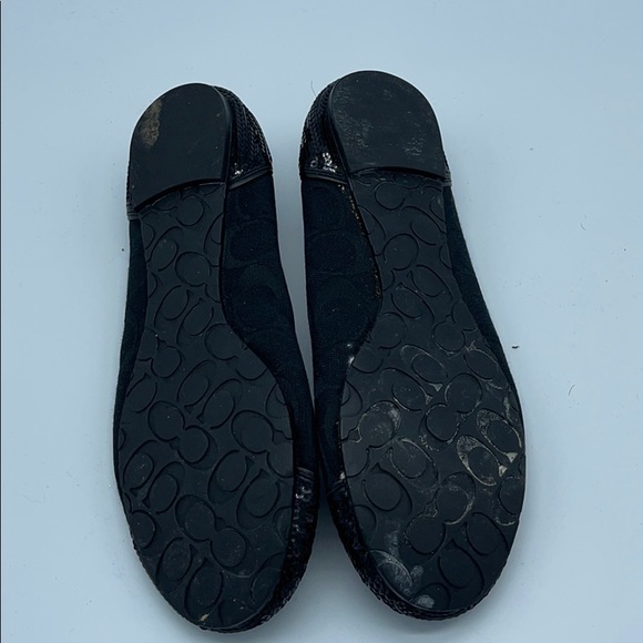 Coach Fabric and Sequin Ballet Flats Authentic - Picture 5 of 6